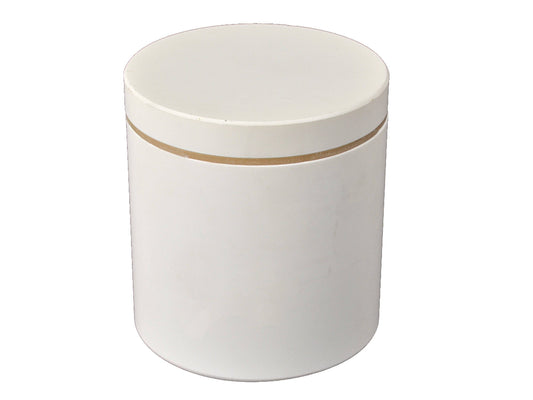 High-purity alumina ceramic grinding jars (Al₂O₃) for contamination-free powder milling with high hardness and chemical stability.