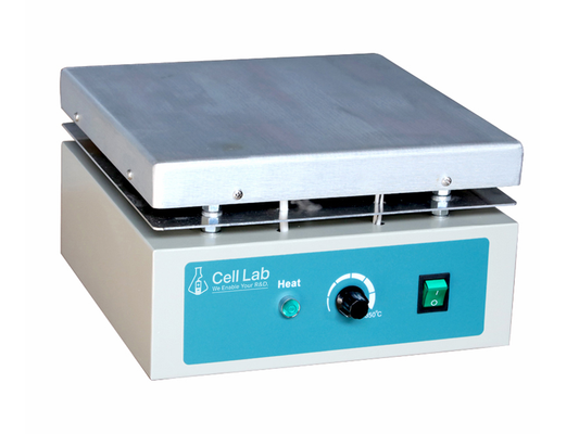 Cell Lab hot plates deliver precise temperature control up to 350 °C with aluminium alloy heating surfaces, digital or analogue regulation, and durable construction for reliable laboratory heating.