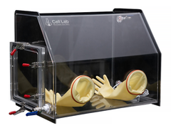 Cell Lab acrylic glove box offers a transparent, low-oxygen and low-moisture environment for chemical handling and teaching labs. Cost-effective PMMA construction with multiple size options and optional environmental control accessories.