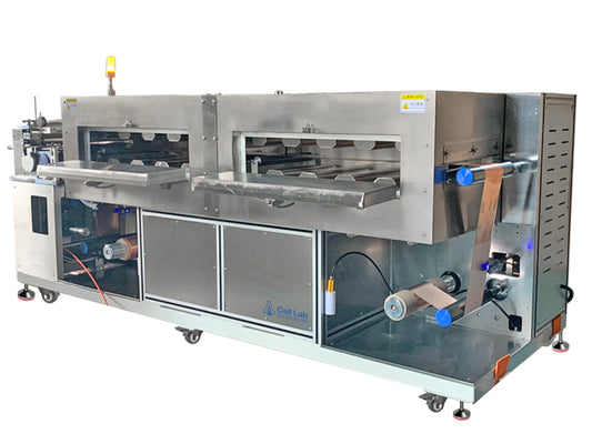 Cell Lab laboratory transfer coating machine with two-zone oven achieves ±3 µm precision and dual mode operation for battery electrode and thin-film R&D, ensuring uniform drying and accurate film control.