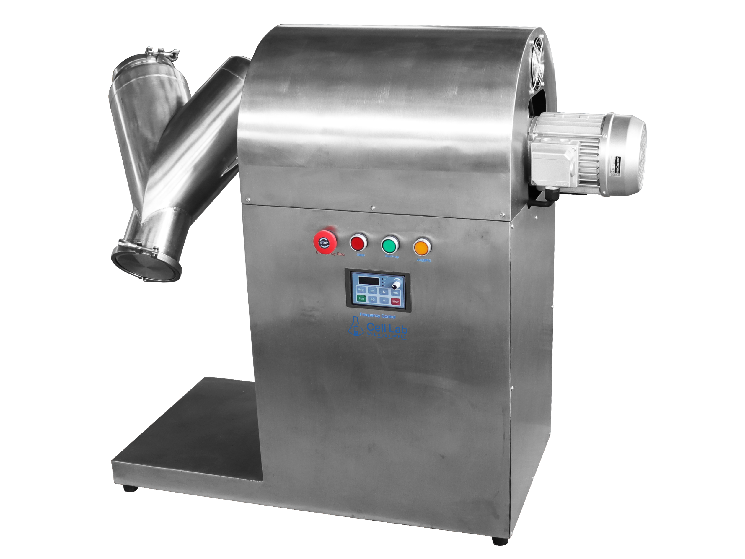 Cell Lab laboratory V-shape powder mixers provide high-efficiency, homogeneous blending of powders and granules. Made from stainless steel, ideal for pharmaceutical, food, chemical, and materials R&D.