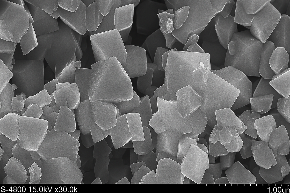 Cell Lab LNMO (LiNi₀.₅Mn₁.₅O₄) spinel powder — high-voltage 5 V cobalt-free cathode material for lithium-ion batteries, delivering > 130 mAh/g capacity, > 90 % efficiency, and superior cycle stability for EV and energy storage R&D.