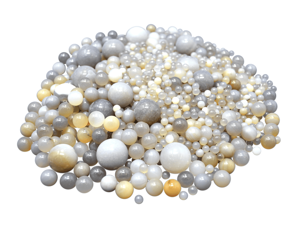 Cell Lab natural agate grinding balls provide high-purity, contamination-free milling for planetary ball mills, offering uniform particle size reduction for ceramics, battery materials, and metal oxide powders.