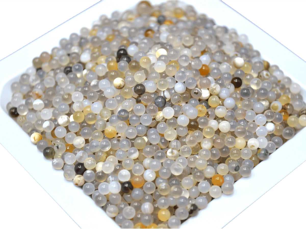 Cell Lab Brazilian Agate Milling Media Balls (3–30 mm) for Planetary Ball Mills, Ultra-Pure, Contamination-Free Grinding for Battery and Ceramic Research