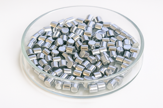 Cell Lab Ni/Fe 81/19 Pellets — high-purity soft magnetic evaporation material for thin-film, microelectronic, and magneto-resistive sensor applications. Ideal for vacuum and E-beam deposition.
