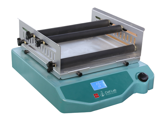 Cell Lab High-precision portable drying and sterilising oven with 3.5-inch PID touchscreen and forced convection (RT + 10 – 300 °C). Ideal for laboratory, medical, and industrial heat-processing applications.