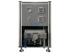 Cell Lab Pneumatic Pouch Cell Edge Folding Machine with Adjustable Mould Width and Foot Pedal Control for Lithium-Ion Battery R&D