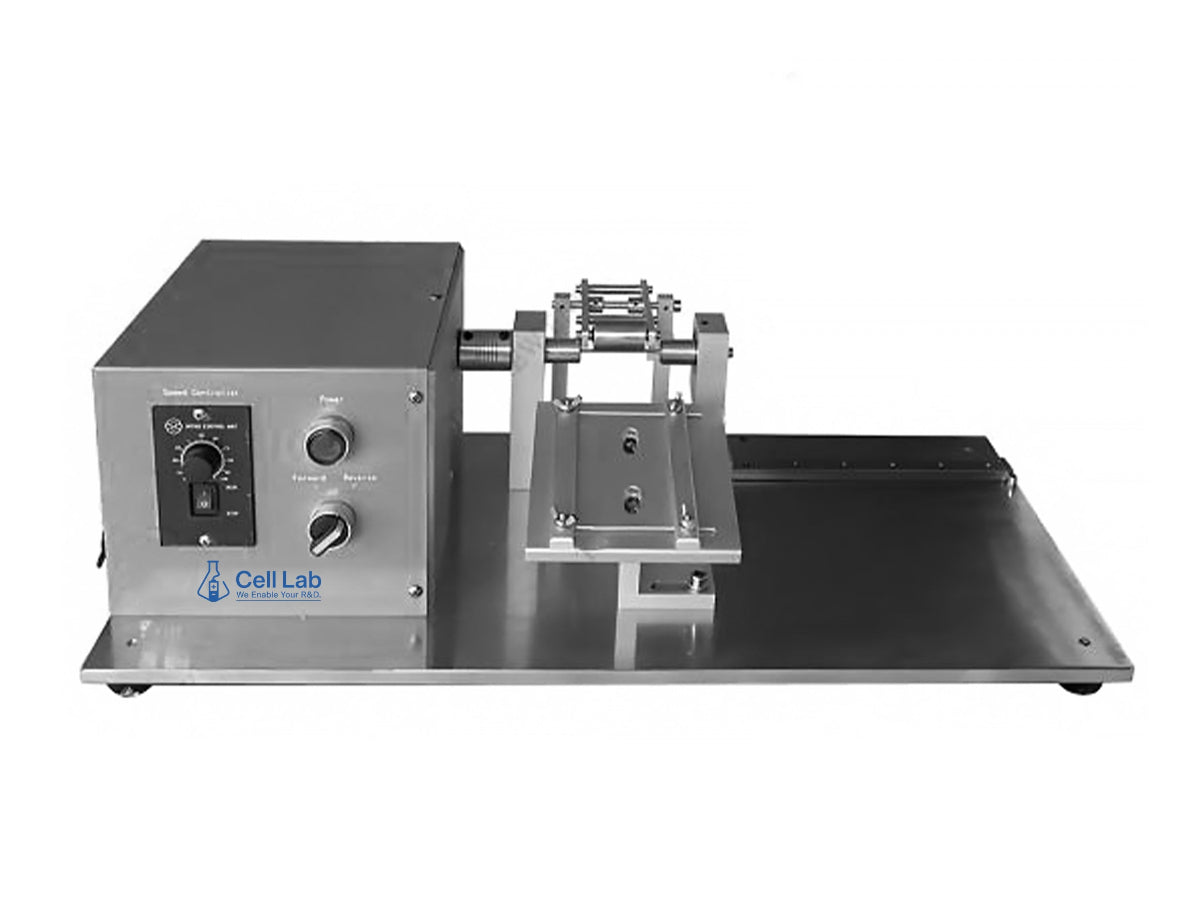 Cell Lab Semi-Auto Electrode Winding Machine for Cylindrical Battery R&D with Adjustable Speed, Reversible Winding and 18650 Compatibility