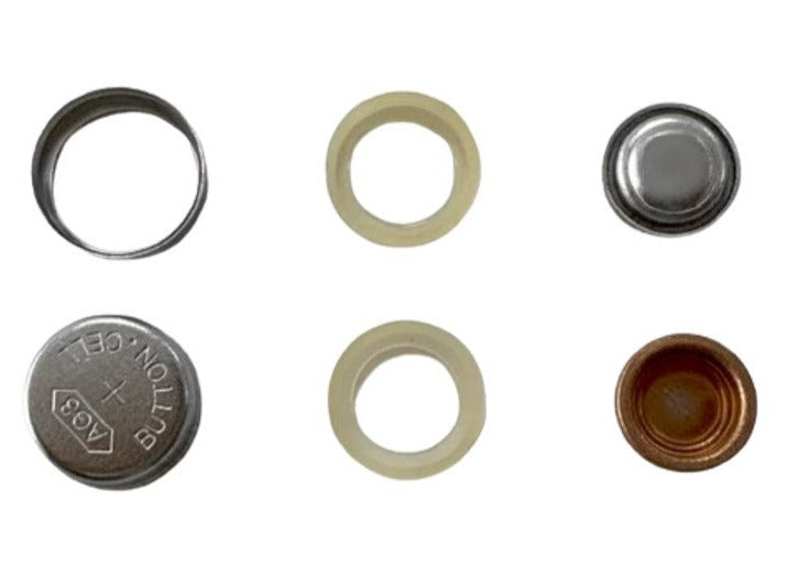 Cell Lab Stainless Steel AG3 Coin Cell Cases (304SS) provide corrosion-resistant micro battery housings with PP gaskets, ideal for hearing aid, medical, and miniature power system research.