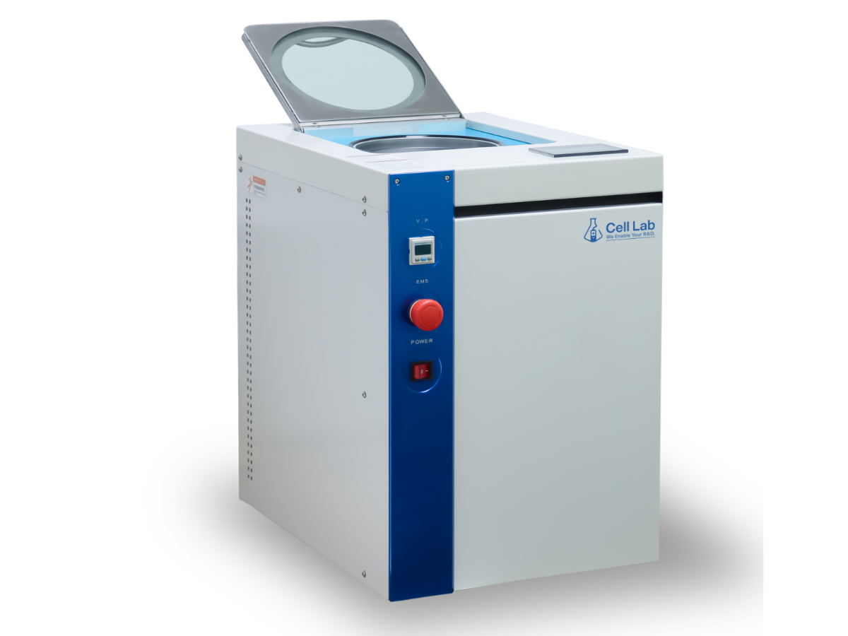 Cell Lab dual-container planetary vacuum mixer enables high-speed, bubble-free mixing of battery slurry, ceramics, polymers.