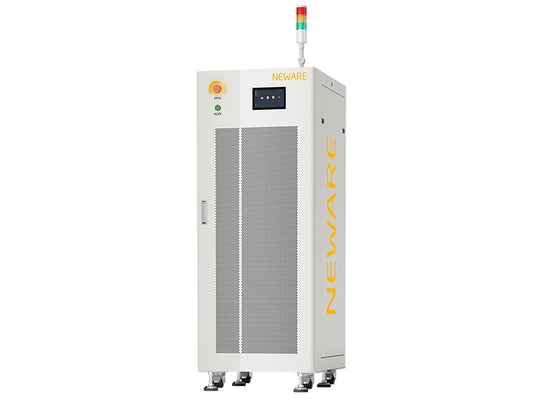 Neware CE-6000 battery testing system for cells, modules, packs, and ESS applications. Regenerative energy recovery, BMS testing, pulse analysis, and up to 3000V testing capability.