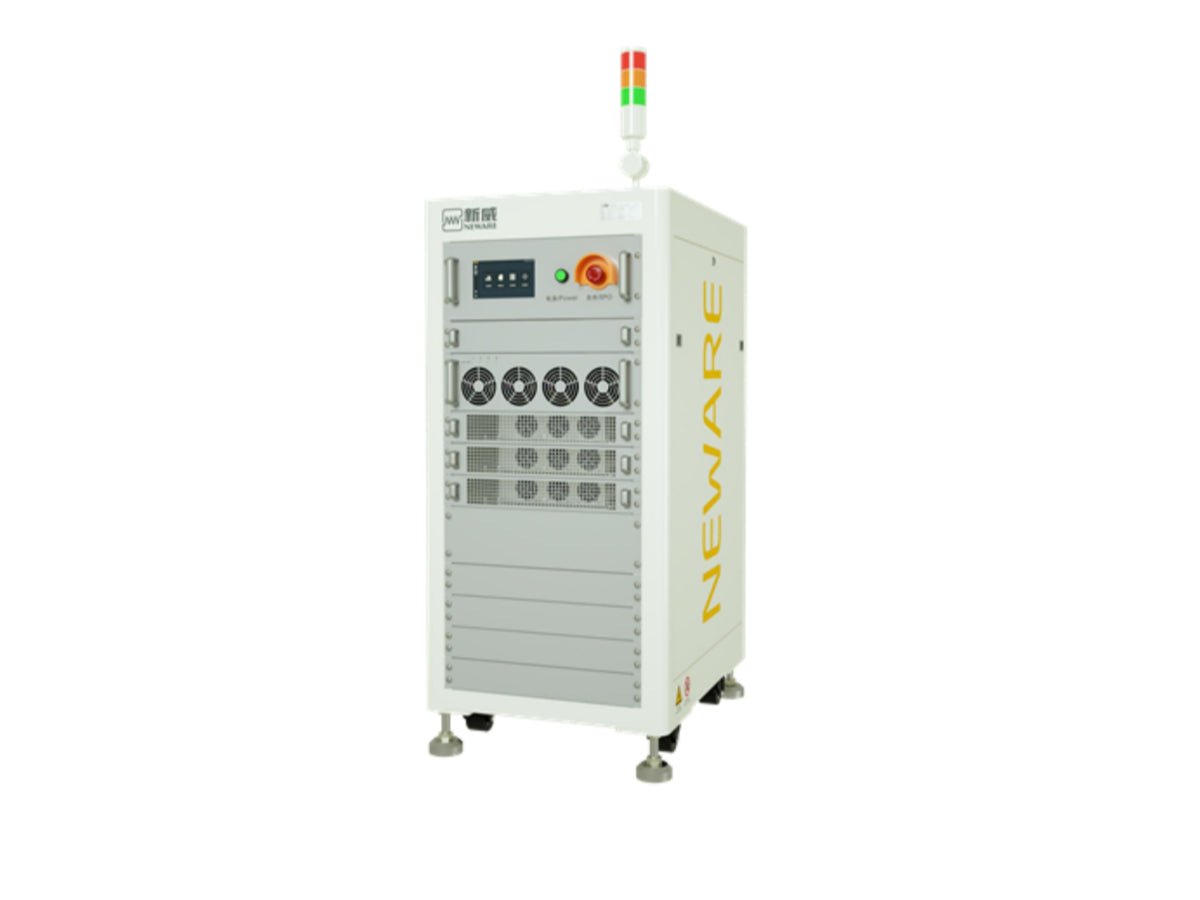 Neware CE-6004n-60V300A-H battery test system with 4 channels, 60V 300A output, 72kW regenerative battery cycler for EV battery module and pack testing.