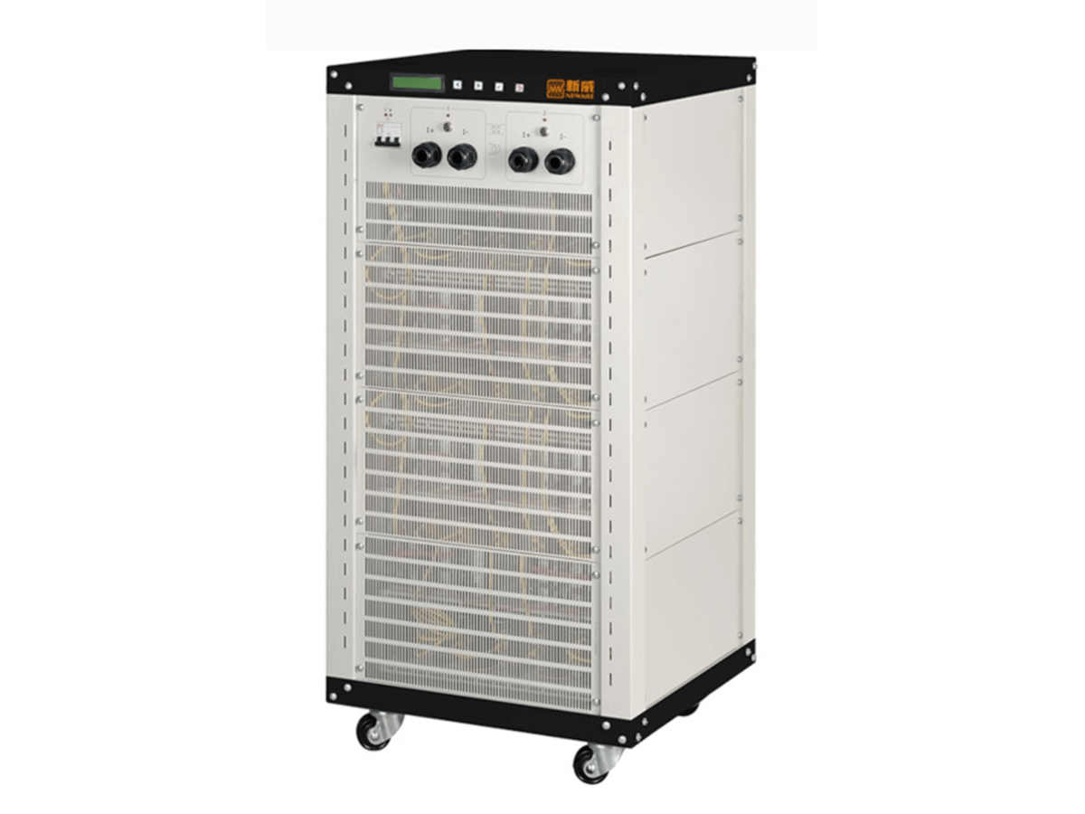 Neware CT-8008-5V100A-NFA battery tester with 8 channels, 100A high-current output, pulse testing, simulation, and DCIR analysis for lithium battery research.