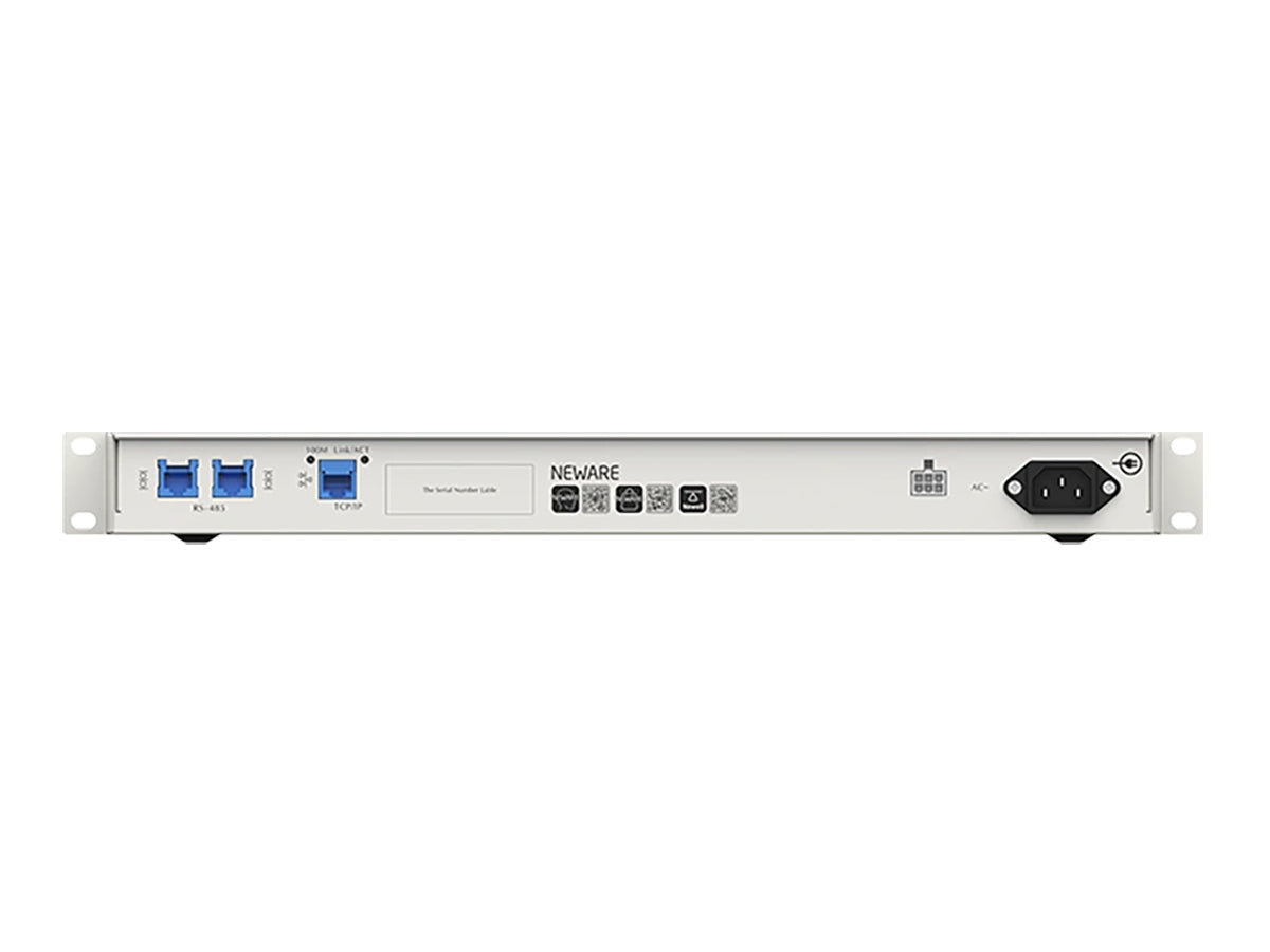 Neware CT-ZWJ-4'S-T-1U battery tester control unit with TCP/IP communication, Linux architecture, and support for up to 256 testing channels.